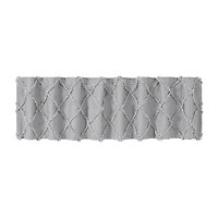 Vhc Brands Frayed Lattice Rod Pocket Valance