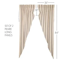 Vhc Brands Grace Prairie Rod Pocket Light-Filtering Set of 2 Curtain Panel