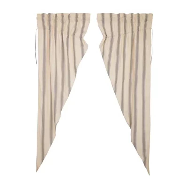 Vhc Brands Grace Prairie Rod Pocket Light-Filtering Set of 2 Curtain Panel
