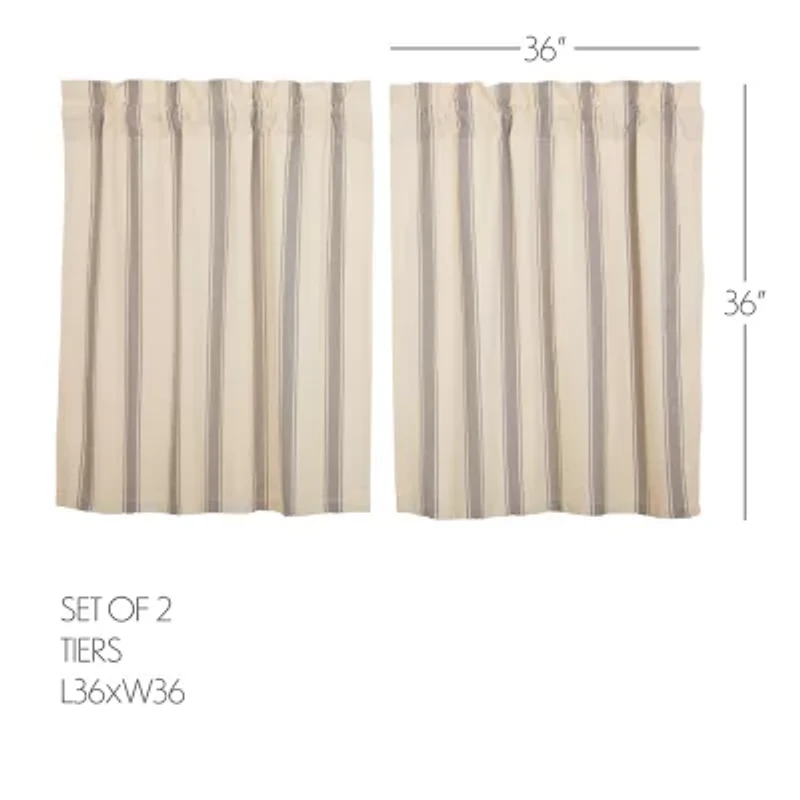 Vhc Brands Grace 2-pc. Rod Pocket Window Tier