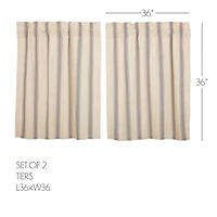Vhc Brands Grace 2-pc. Rod Pocket Window Tier
