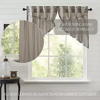 Vhc Brands Grain Sack Prairie Swag Rod Pocket Tailored Valance