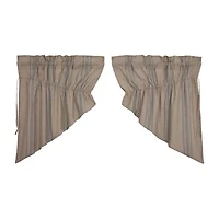 Vhc Brands Grain Sack Prairie Swag Rod Pocket Valance