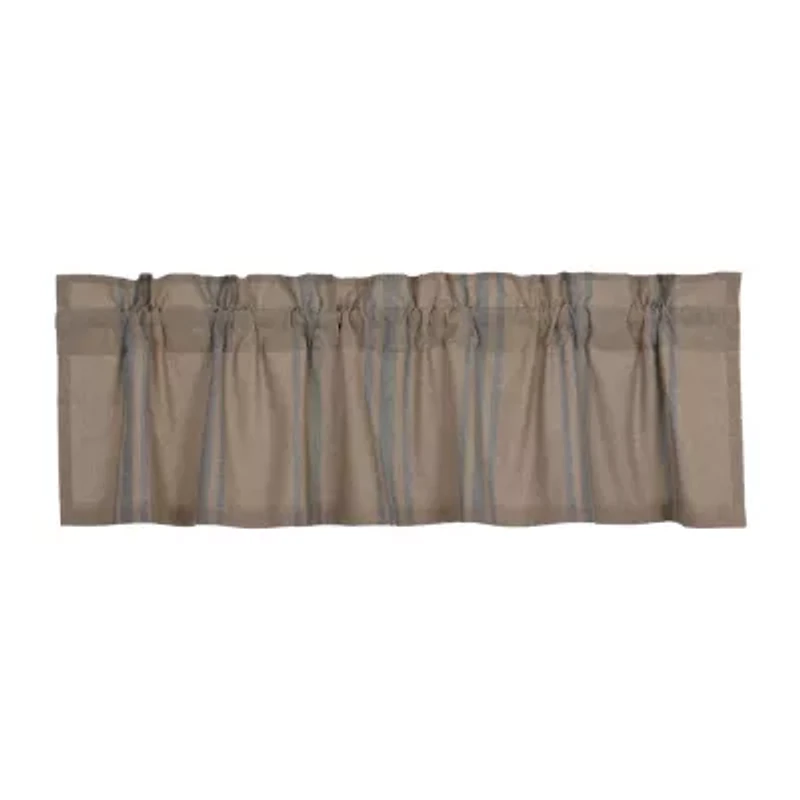 Vhc Brands Grain Sack Rod Pocket Tailored Valance