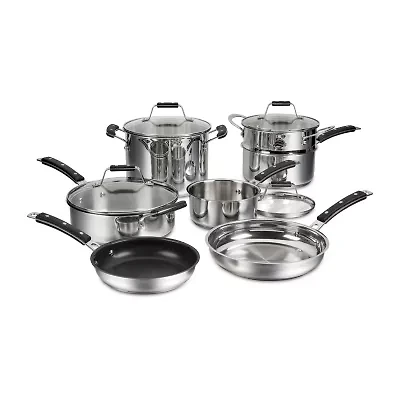 Cuisinart Heritage Stainless Steel 11-pc. Cookware Set