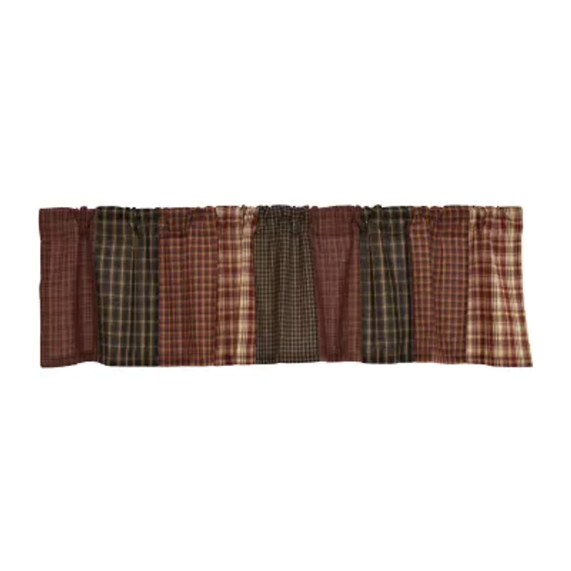 Vhc Brands Beckham Patchwork Rod Pocket Valance