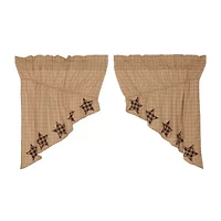 Vhc Brands Bingham Star Prairie Swag Rod Pocket Tailored Valance