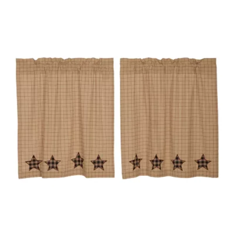 Vhc Brands Bingham Star 2-pc. Rod Pocket Window Tier