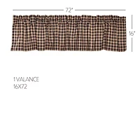 Vhc Brands Bingham Star Rod Pocket Tailored Valance