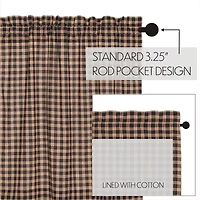 Vhc Brands Bingham Star Rod Pocket Tailored Valance