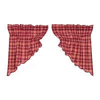Vhc Brands Braxton Prairie Swag Rod Pocket Scallop Valance