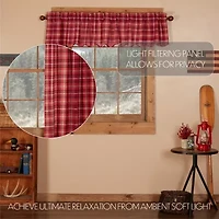 Vhc Brands Braxton Rod Pocket Scallop Valance