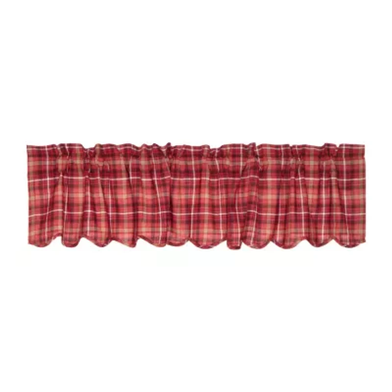 Vhc Brands Braxton Rod Pocket Scallop Valance