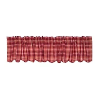 Vhc Brands Braxton Rod Pocket Scallop Valance