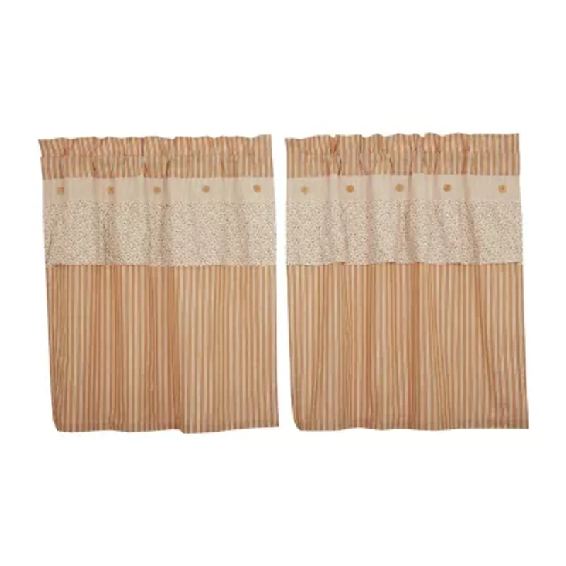 Vhc Brands Camilia 2-pc. Rod Pocket Window Tier