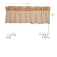 Vhc Brands Camilia Rod Pocket Valance