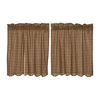 Vhc Brands Cedar Ridge 2-pc. Rod Pocket Window Tier
