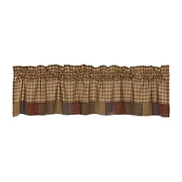 Vhc Brands Cedar Ridge Block Border Rod Pocket Valance