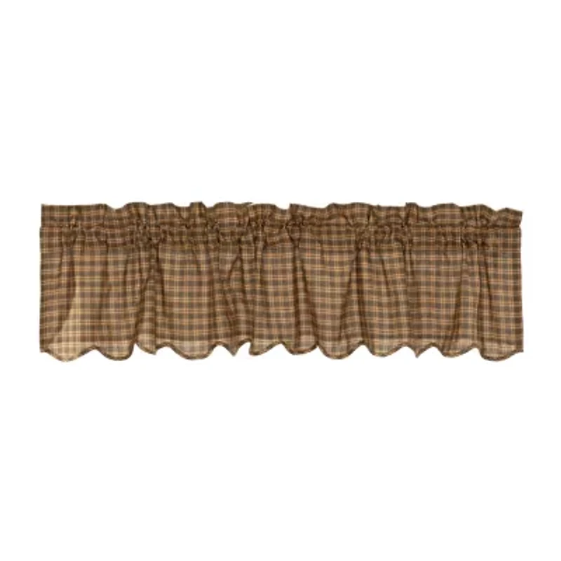 Vhc Brands Cedar Ridge Scalloped Rod Pocket Scallop Valance