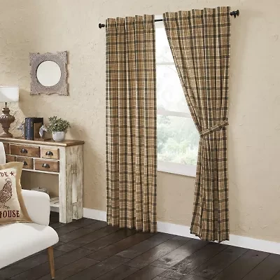 Vhc Brands Cider Mill Rod Pocket Light-Filtering Set of 2 Curtain Panel
