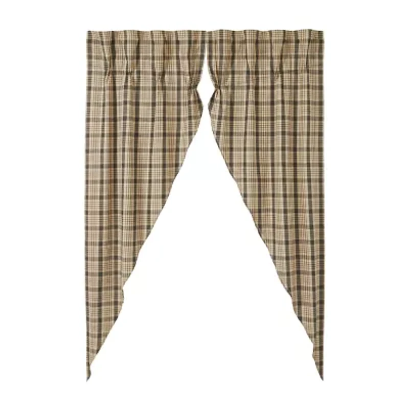 Vhc Brands Cider Mill Prairie Rod Pocket Light-Filtering Set of 2 Curtain Panel