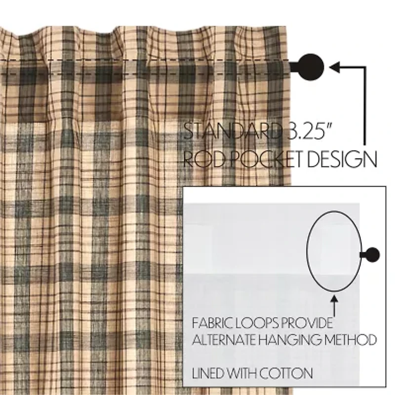 Vhc Brands Cider Mill 2-pc. Rod Pocket Window Tier