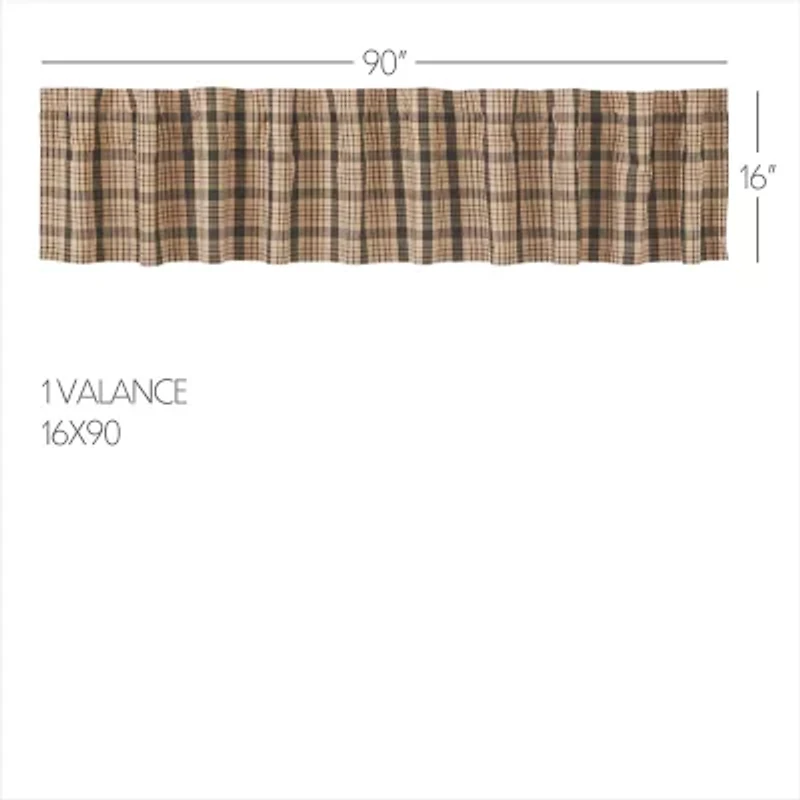 Vhc Brands Cider Mill Rod Pocket Tailored Valance
