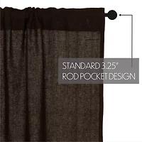 Vhc Brands Cotton Burlap Prairie Swag Rod Pocket Tailored Valance