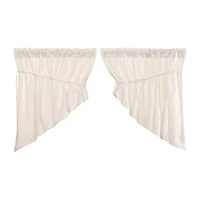 Vhc Brands Cotton Burlap Prairie Swag Rod Pocket Valance