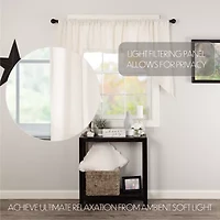 Vhc Brands Cotton Burlap Swag Rod Pocket Valance