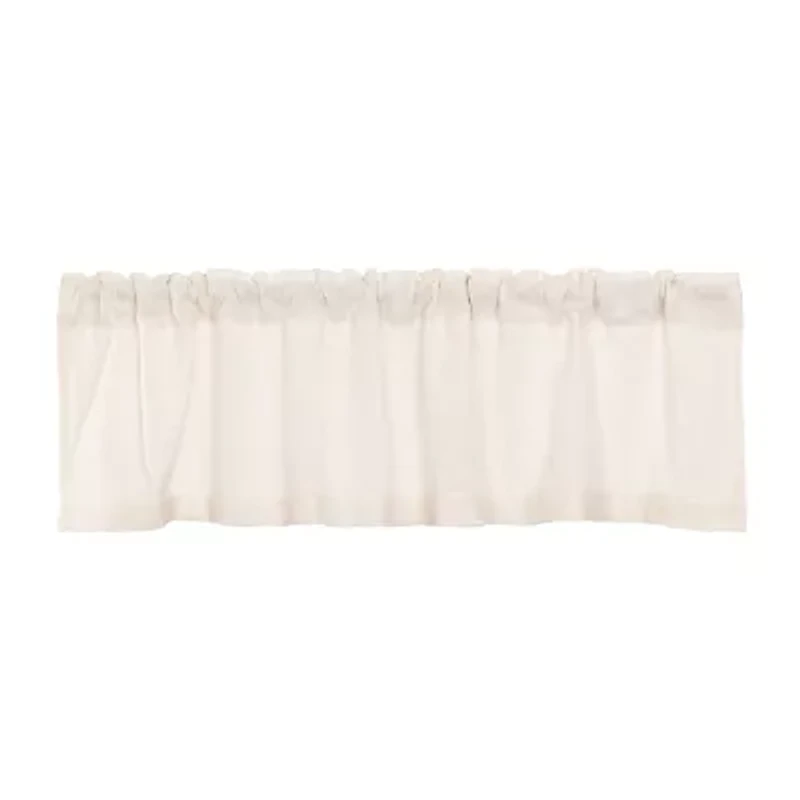 Vhc Brands Cotton Burlap Rod Pocket Valance