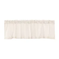 Vhc Brands Cotton Burlap Rod Pocket Valance