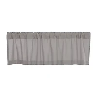 Vhc Brands Cotton Burlap Rod Pocket Tailored Valance