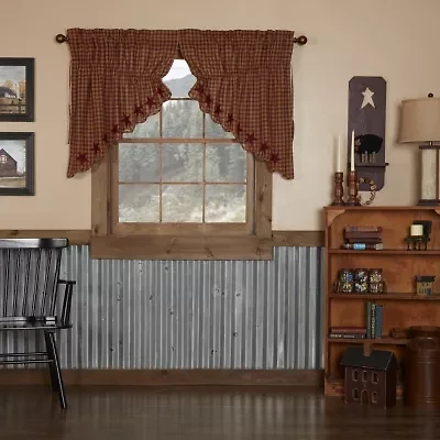 Vhc Brands Country Star Prairie Swag Rod Pocket Valance