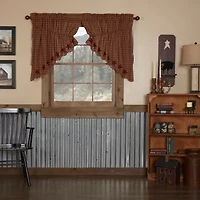 Vhc Brands Country Star Prairie Swag Rod Pocket Valance