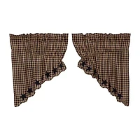 Vhc Brands Country Star Prairie Swag Rod Pocket Scallop Valance