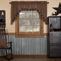 Vhc Brands Country Star Swag Rod Pocket Valance