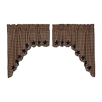 Vhc Brands Country Star Swag Rod Pocket Valance
