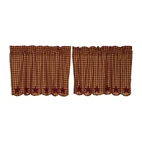 Vhc Brands Country Star 2-pc. Rod Pocket Window Tier