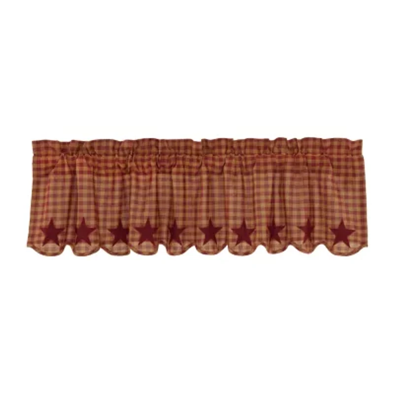 Vhc Brands Country Star Rod Pocket Valance