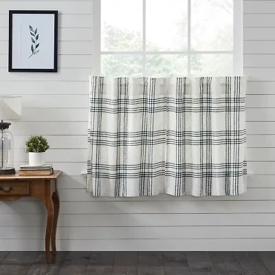 Vhc Brands Country Woven Plaid 2-pc. Rod Pocket Window Tier