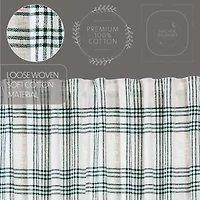 Vhc Brands Country Woven Plaid 2-pc. Rod Pocket Window Tier