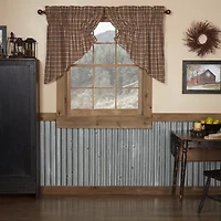 Vhc Brands Crosswoods Prairie Swag Rod Pocket Tailored Valance