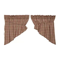 Vhc Brands Crosswoods Prairie Swag Rod Pocket Tailored Valance
