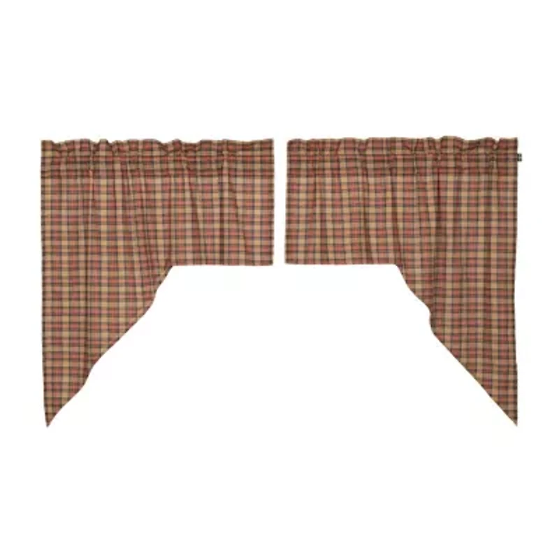 Vhc Brands Crosswoods Swag Rod Pocket Tailored Valance