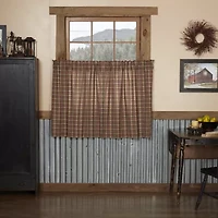 Vhc Brands Crosswoods 2-pc. Rod Pocket Window Tier