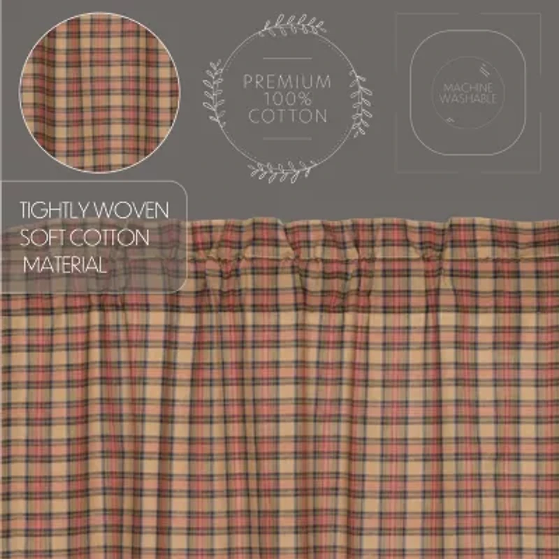 Vhc Brands Crosswoods 2-pc. Rod Pocket Window Tier