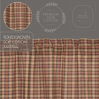 Vhc Brands Crosswoods 2-pc. Rod Pocket Window Tier