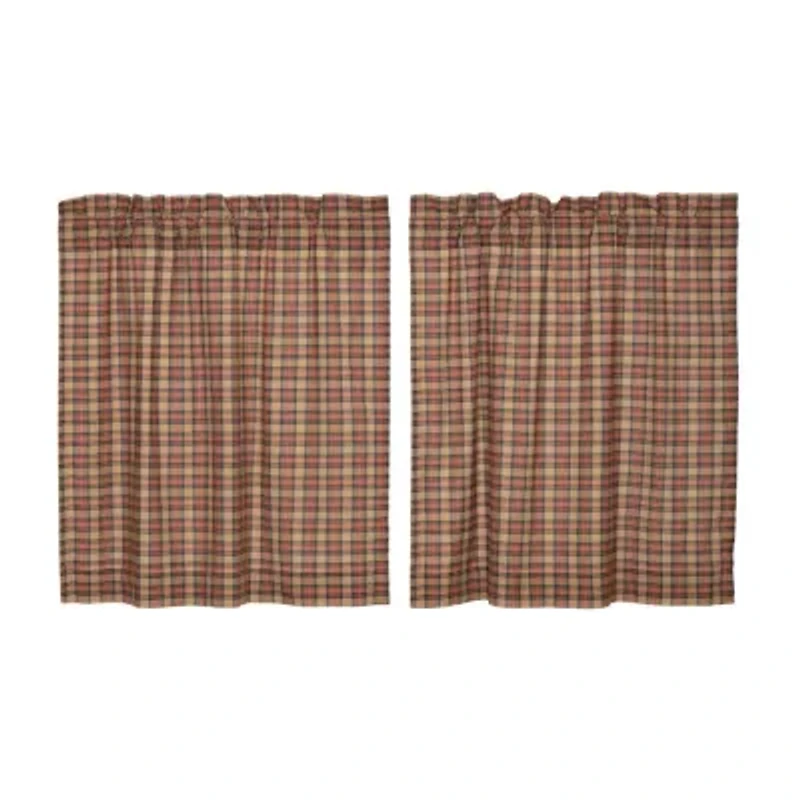 Vhc Brands Crosswoods 2-pc. Rod Pocket Window Tier