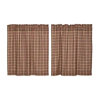 Vhc Brands Crosswoods 2-pc. Rod Pocket Window Tier